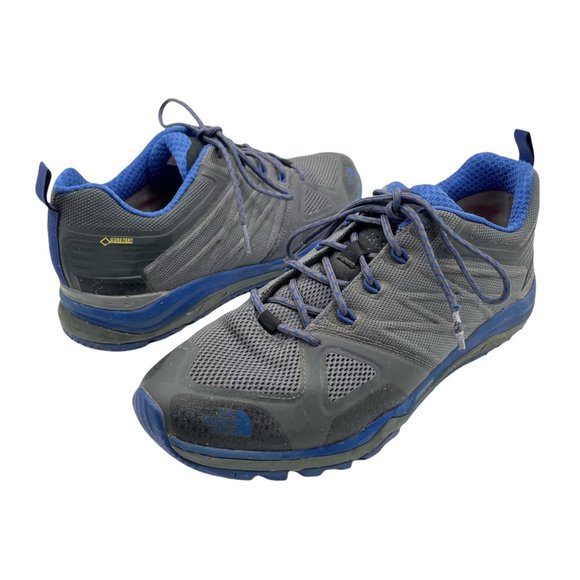 The North Face Other - The North Face Gore-Tex Cradle Blue Gray Low Top Vibram Hiking Shoes Men's 10.5